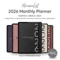 Monthly| Weekly| Daily Digital Planner (Single Month)