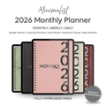 Monthly| Weekly| Daily Digital Planner (Single Month)